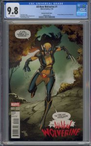 ALL-NEW WOLVERINE #1 CGC 9.8 DAVID MARQUEZ VARIANT 1ST LAURA KINNEY AS WOLVERINE