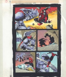 Spectacular Spider-Man #236 p.6 Color Guide Art - Dragon Man by John Kalisz