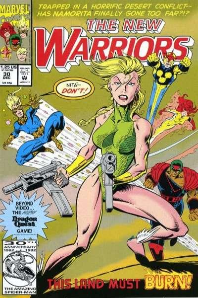 New Warriors (1990 series) #30, NM (Stock photo)