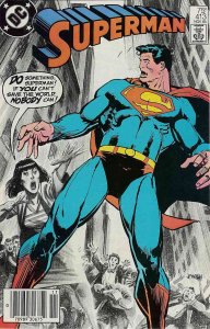 Superman (1st Series) #413 (Newsstand) FN ; DC | November 1985 Klaus Janson