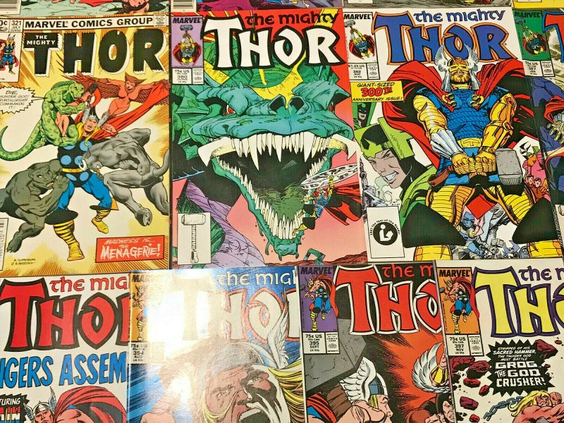 THOR#292-398 VF/NM LOT 1980 (13 BOOKS) WALT SIMONSON MARVEL COMICS