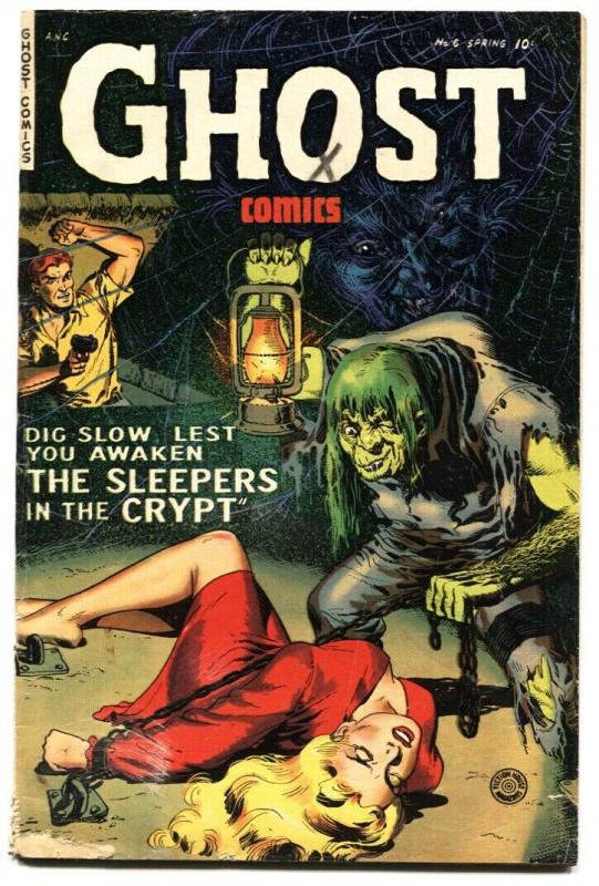 GHOST #6-FICTION HOUSE HORROR-1953 Pre-Code horror comic book