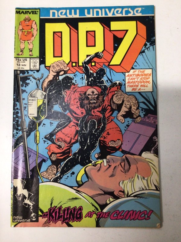 D.P.7 #13 & 14 (1987) Marvel Comics new universe Lot of 2