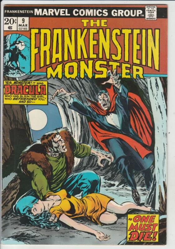 Frankenstein, the Monster of #9 (Mar-74) VF/NM High-Grade Frankenstein