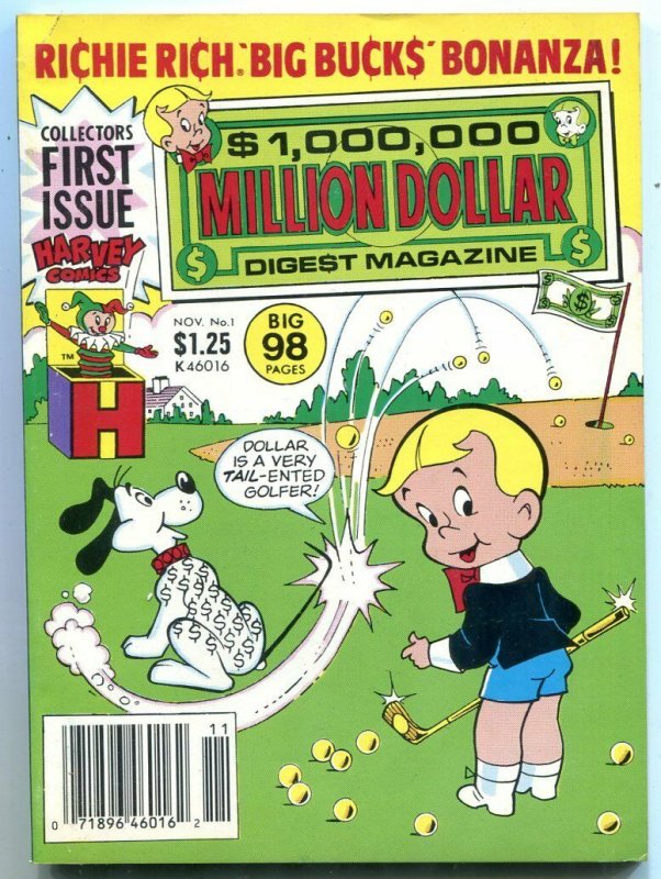 Million Dollar Digest Magazine #1 1986- Richie Rich