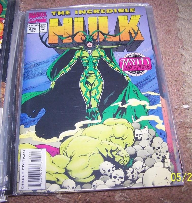 incredible hulk comic # 423  myth conceptions pt 3 hela  marvel asguard