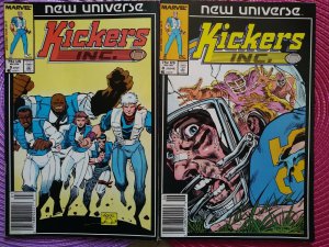 Kickers Inc. Mark Jewelers nine issue Lot #3, 5-12MJ (1987) New Universe Marvel