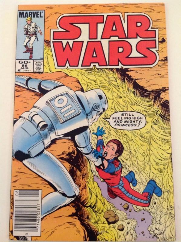 STAR WARS #86, FN, Luke Skywalker, Darth Vader, 1977, more SW in store, UPC