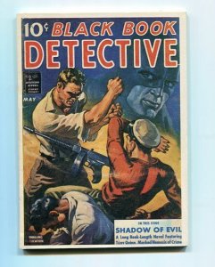 PULP:  Black Book Detective Pulp Reprint May 1942 - SHADOW OF EVIL