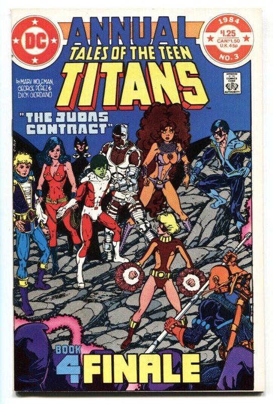 Tales Of The Teen Titans Annual #3 1984 -  Judas Contract comic book NM-