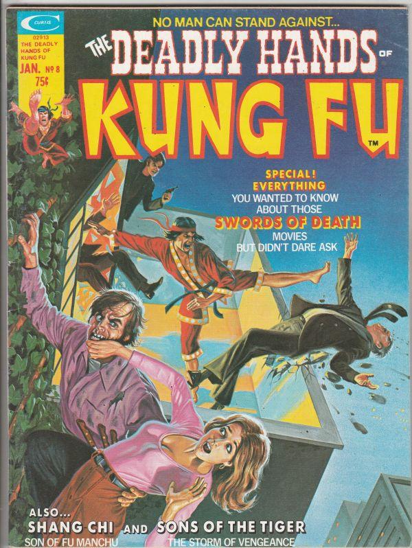 Deadly Hands of Kung Fu #8 (Jan-75) VF/NM+ High-Grade Shang-Chi, Sons of the ...