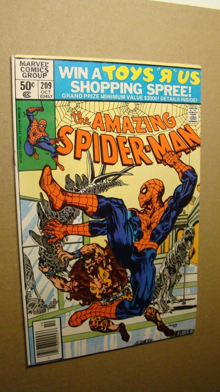 AMAZING SPIDER-MAN 209 *HI-GR* VS KRAVEN THE HUNTER 1ST APPEARANCE CALYPSO JS65