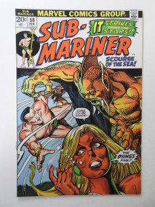 Sub-Mariner #58 (1973) FN+ Condition! small stain bc