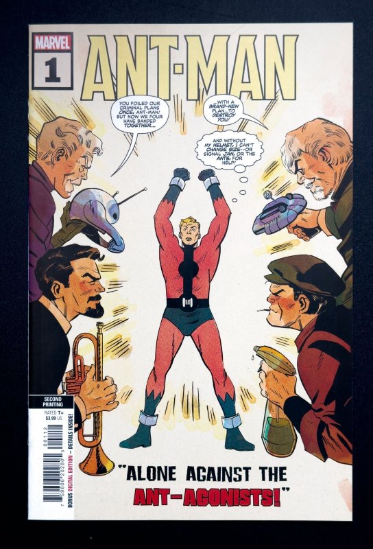 Ant-Man #1 (2022) 2nd Print - [KEY] Flashback to Hank Pym's Early Days - NM