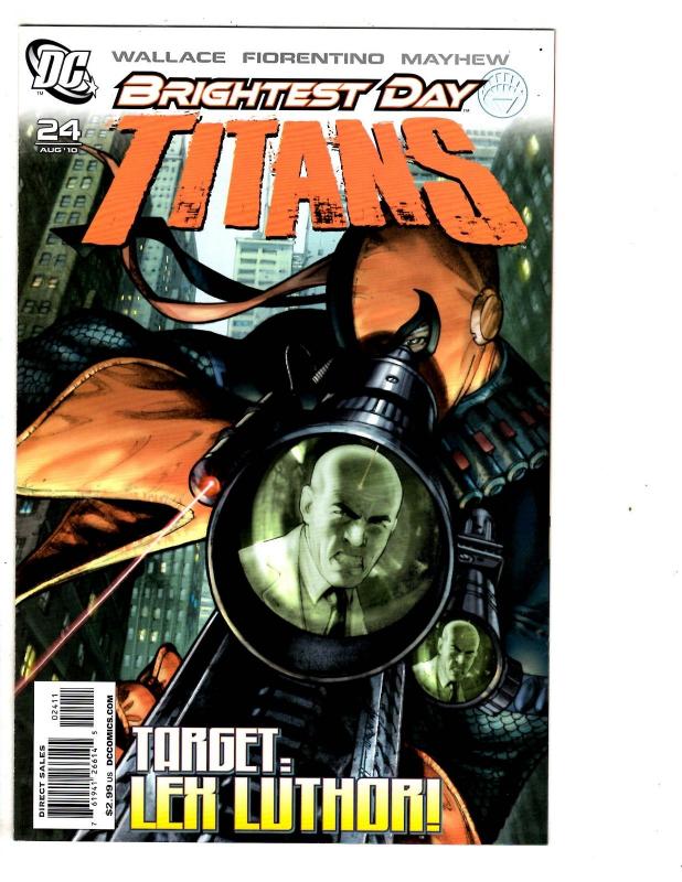 7 Titans DC Comic Books # 18 19 20 21 22 23 24 Arsenal Lex Luthor Cyborg J128