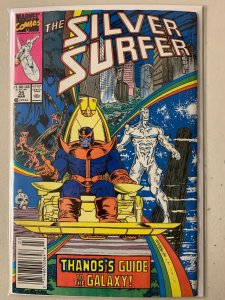 Silver Surfer #35 newsstand Infinity Gauntlet prelude, Thanos 6.0 (1990)