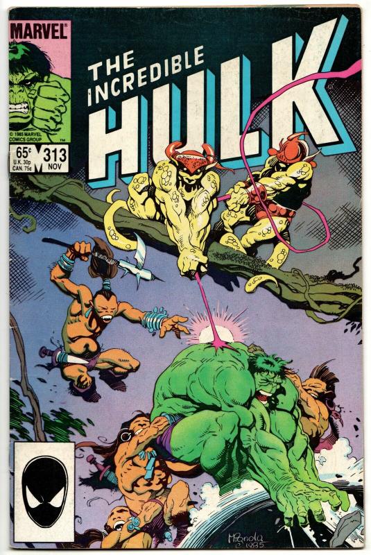 Incredible Hulk #313 (Marvel, 1985) FN