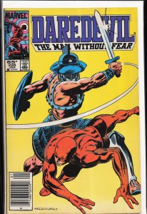 Daredevil #226 Newsstand Edition (1985) Daredevil