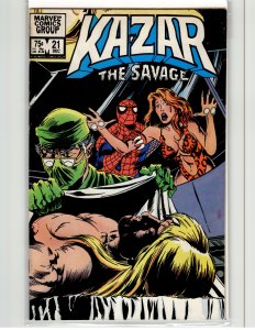 Ka-Zar the Savage #21 (1982) Ka-Zar