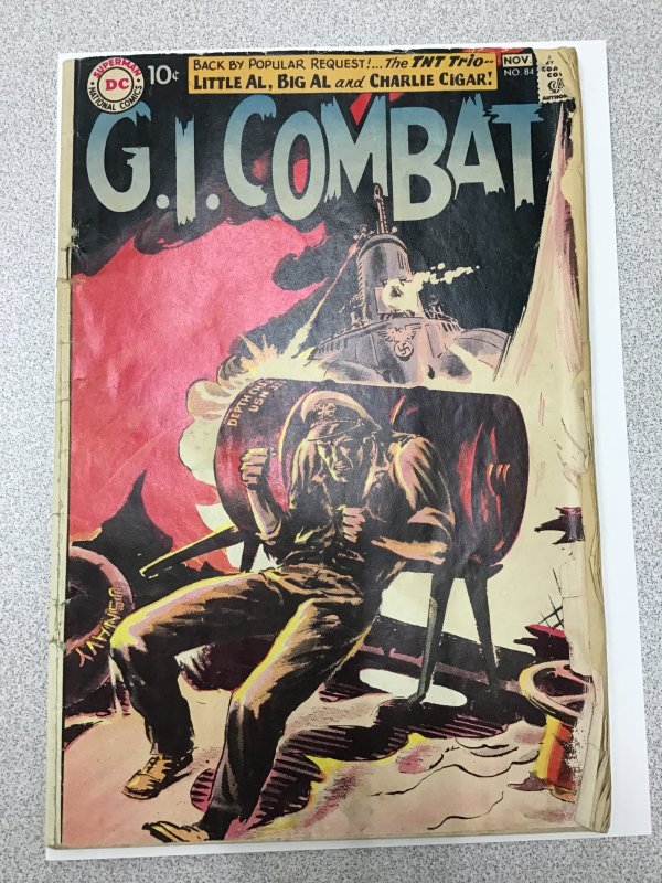 G.I. Combat #84 (1960) Silver Age War Book! RARE!