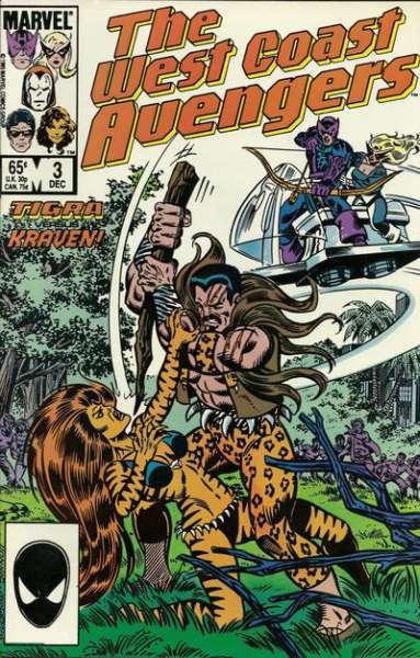 West Coast Avengers (1985 series) #3, VF (Stock photo)