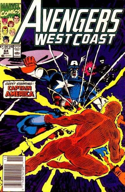 Avengers West Coast #64, VF+ (Stock photo)