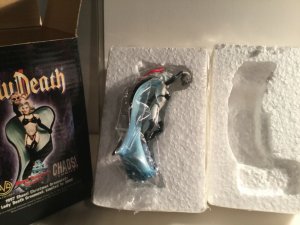 Lady Death 1997 Christmas Ornament. CHAOS COMICS LTD EDITION 1333/3000