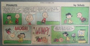 Peanuts Sunday Page by Charles Schulz from 10/1/1967 Size: ~7.5 x 15 inches