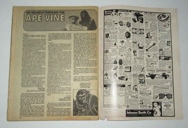 Planet of the Apes #24 1976 Magazine Comic VG/FN