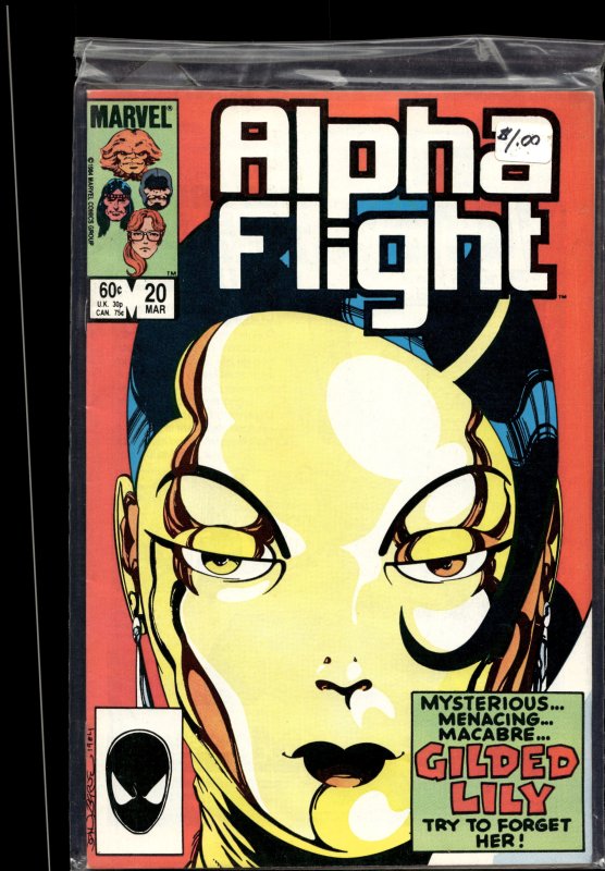 Alpha Flight #20 (1985) Alpha Flight