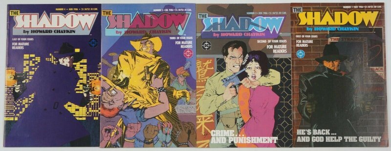 the Shadow vol. 2 #1-4 VF complete series - howard chaykin - DC comics 2 3