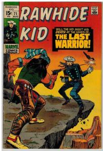 RAWHIDE KID (1960-1979) 71 VG Aug. 1969 COMICS BOOK