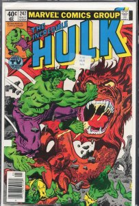 The Incredible Hulk #247 (1980) Hulk