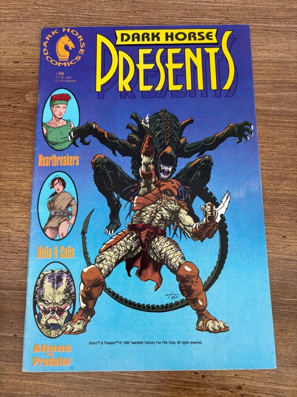 Dark Horse Presents # 36 VF/NM Comic Book Aliens Vs. Predator 10 J441