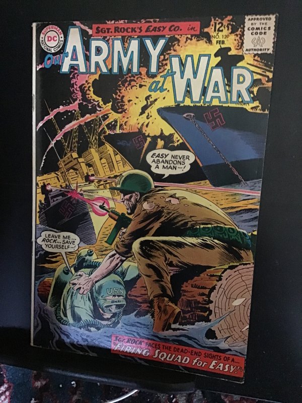 Our Army at War #139  (1964) Kubert Sgt. Rock, Easy Co. FN+ Boca CERT!