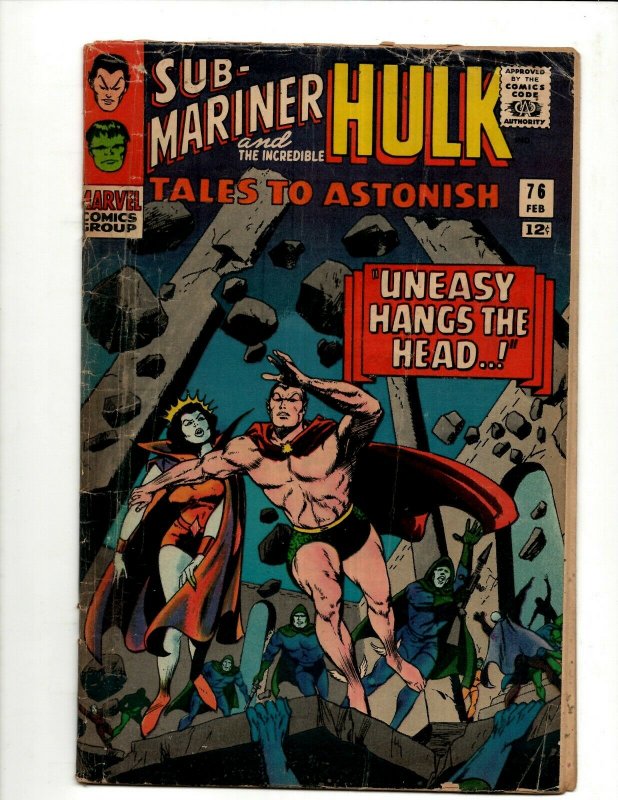 Tales To Astonish # 76 VG Marvel Comic Book Giant Man & Incredible Hulk BJ1