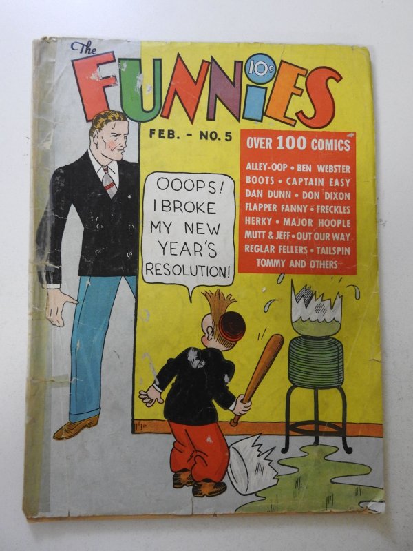 The Funnies #5 (1937) Apparent FR/GD Condition see desc