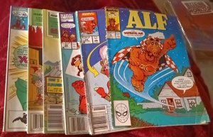 Alf 6 Issue Marvel Comics Copper Age Lot Run Set Collection Tv Show