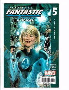 Lot of 6 Ultimate Fantastic Four Marvel Comic Books #1 3 4 5 6 7 BH28