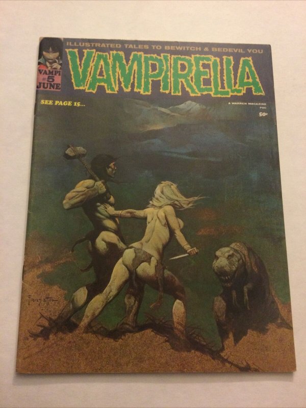 Vampirella 5 Fn+ Fine+ 6.5 Warren Magazine