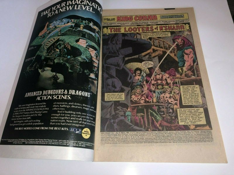 King Conan / Conan the King #15 - The Looters Of R'Shann WE COMBINE SHIPPING