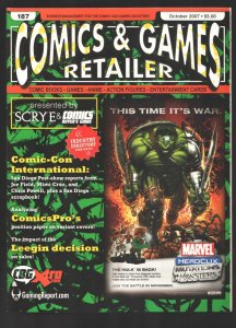 Comics & Games Retailer 10/2007-insight in the Comic Book & Gaming bus.