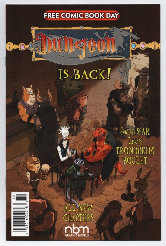 FCBD 2021 Dungeon Is Back #1 Unstamped (NBM)