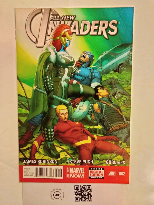 All New Invaders #2 NM Marvel Comic Book Namor Captain America 28 MS14