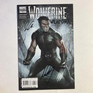 Wolverine 4 2009 Signed by Jason Aaron Ron Garney Variant NM near mint