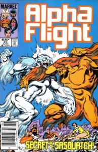 Alpha Flight (1st Series) #23 (Newsstand) FN ; Marvel | John Byrne