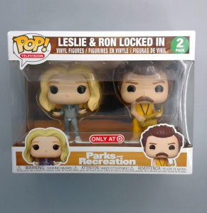 Funko Pop! Leslie & Ron 2PK, Parks and Recreation, Target Excl.