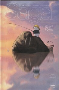 Saga # 34 Cover A NM 1st Print Image 2016 Brian K Vaughan Fiona Staples [S7]