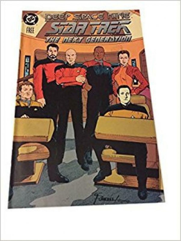 STAR TREK Next Generation / Deep Space 9 ashcan #1, VF/NM, Picard, Riker, 1994