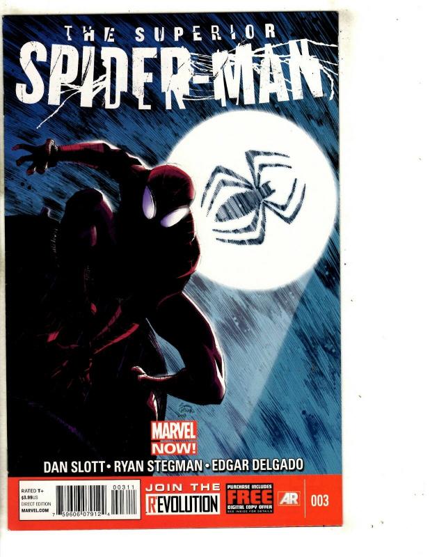 Lot Of 5 Superior Spider-Man Marvel Comic Books # 1 2 3 4 5 Ock Green Goblin J89